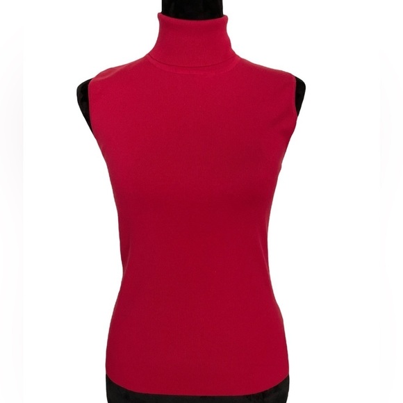 NWT, A Line, Scarlett Silk Tank with Turtle Neck Top, Size S - Picture 1 of 4